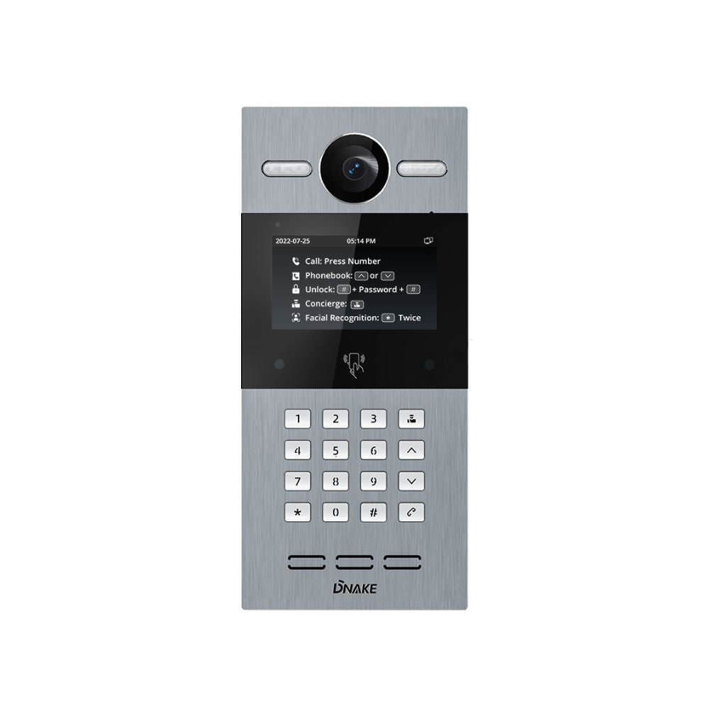 DNAKE S615/F 4.3” Facial Recognition Android Doorphone (Flush Mount)| All Security Equipment