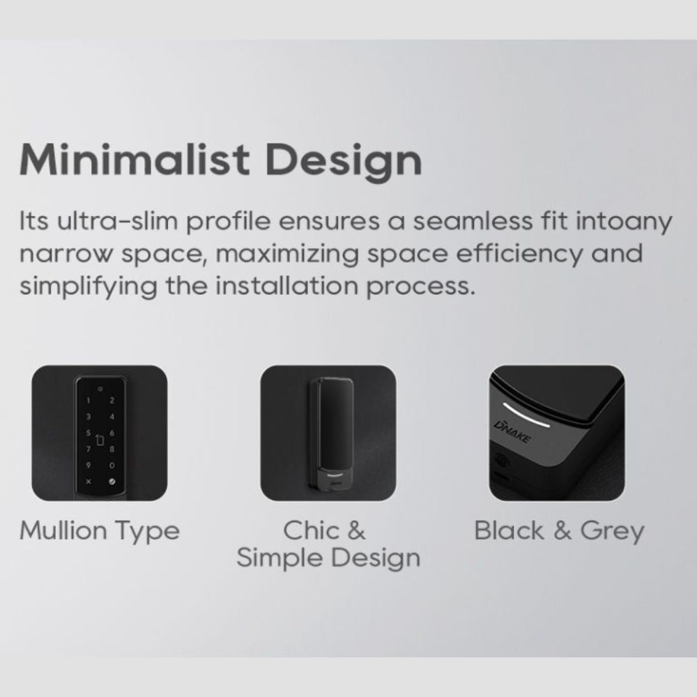 DNAKE AC02C/F Linux Access Control Terminal with Keypad and Camera (Flush Mount) | All Security Equipment