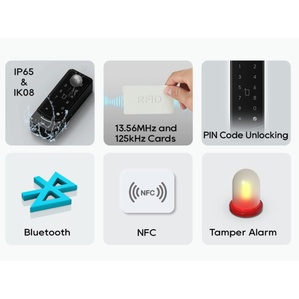 DNAKE AC02/F Linux Access Control Terminal with Keypad (Flush Mount)