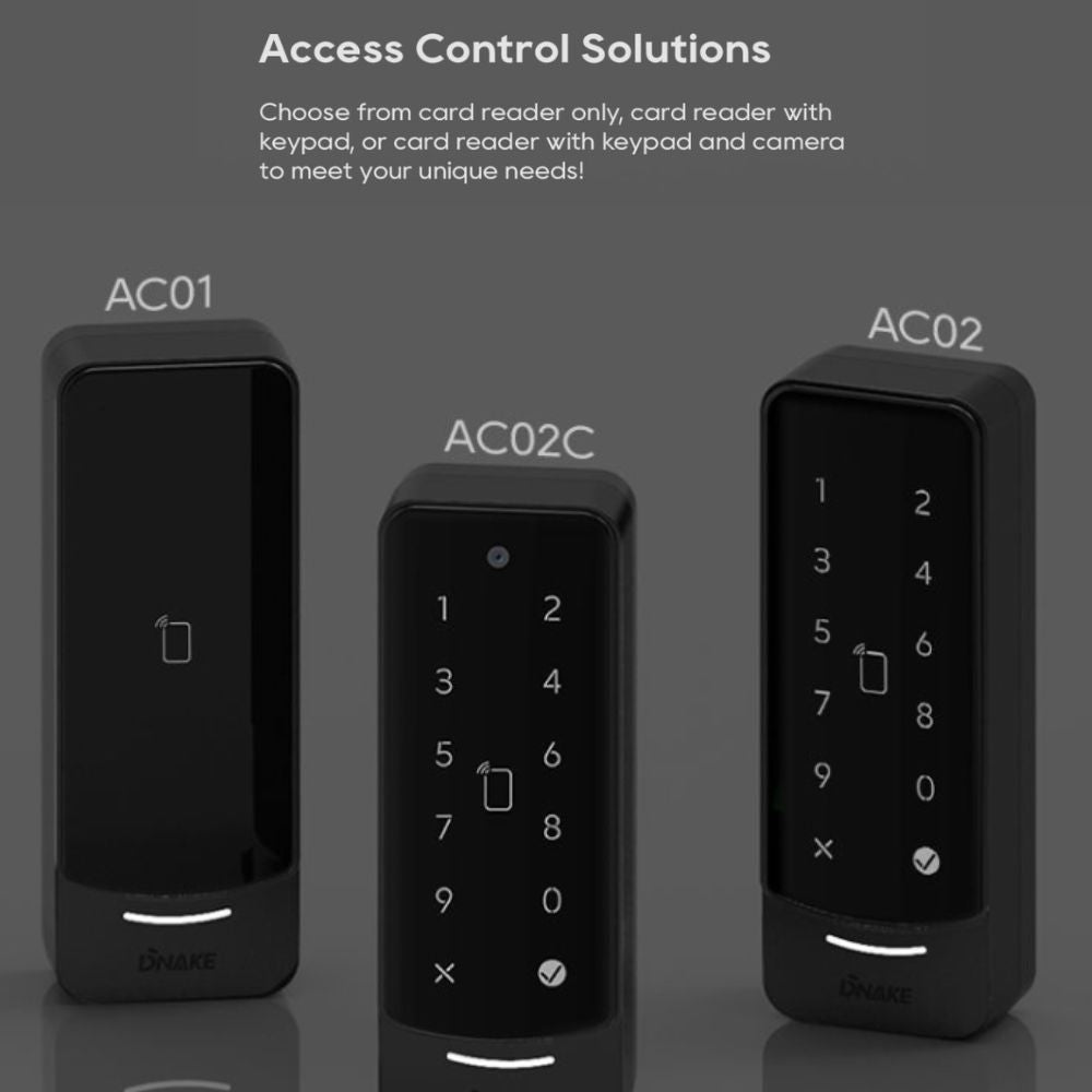 DNAKE AC02/F Linux Access Control Terminal with Keypad (Flush Mount)