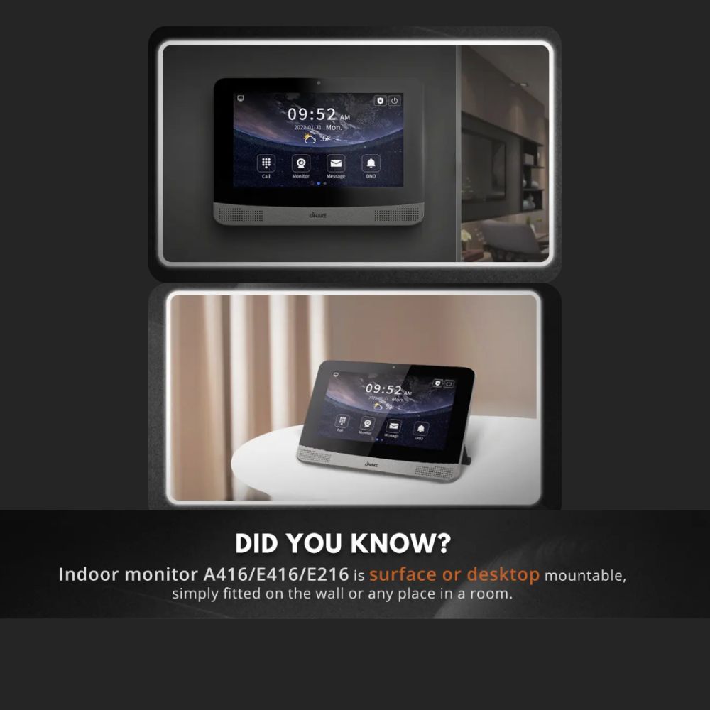 DNAKE DS06 Desktop Stand For Indoor Monitors | All Security Equipment