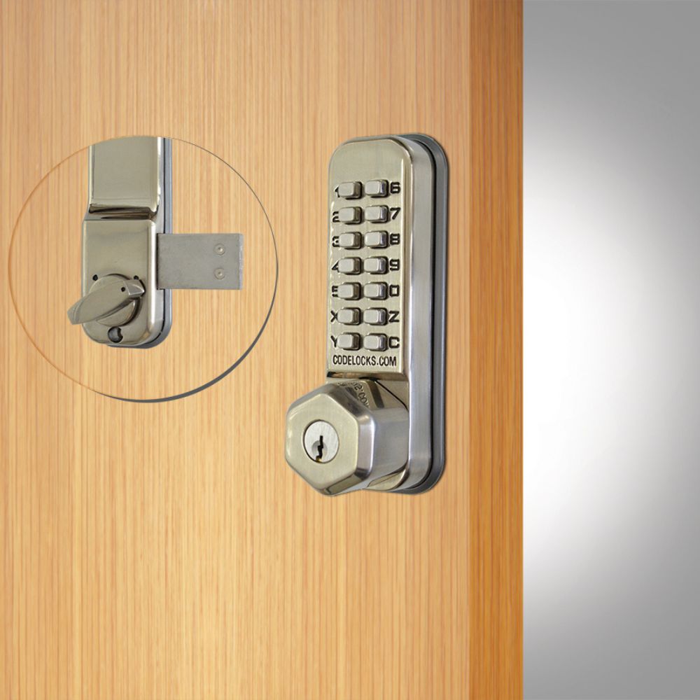 D&D Technologies CodeLocks Surface Deadbolt w/ Key Override DDCL200KSS