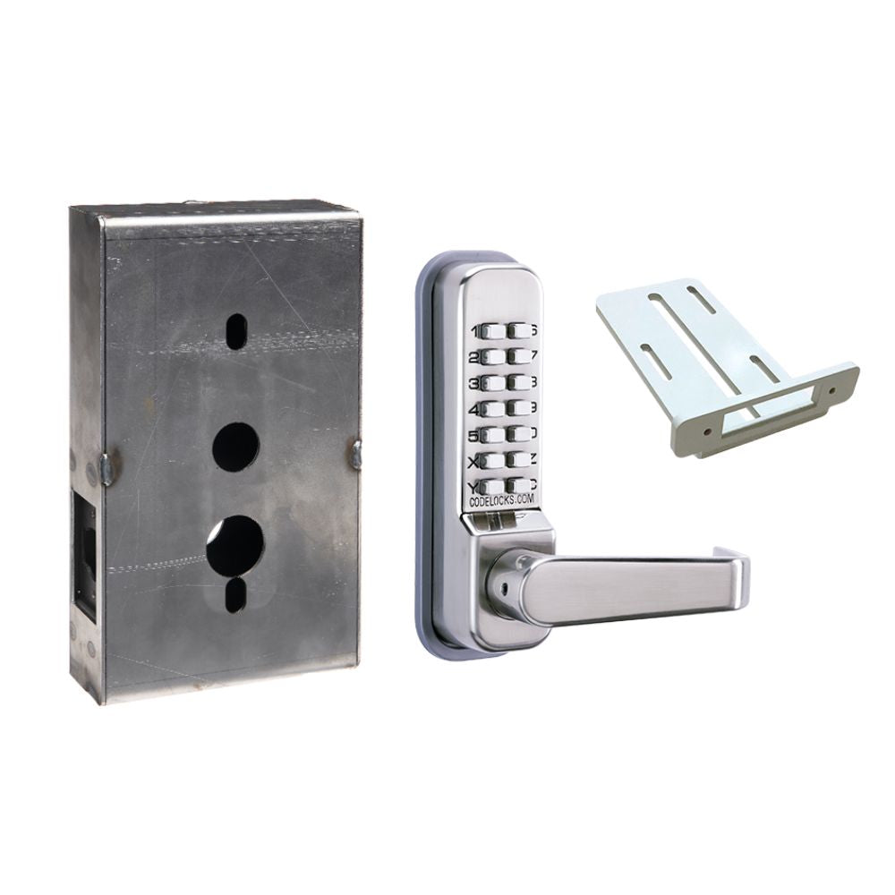 D&D Technologies CodeLocks CL410 Gate Box Kit Stainless Steel DD94194