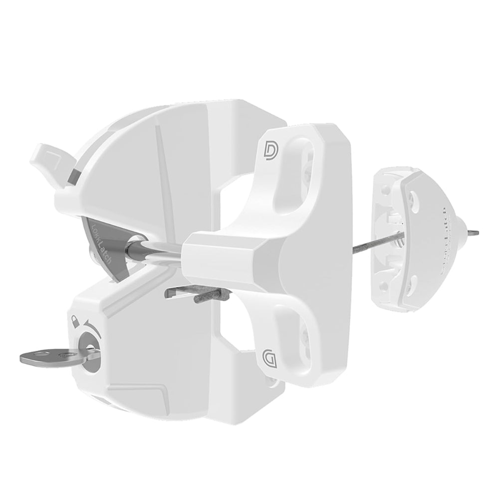 D&D Technologies LL3ABLW LokkLatch Series 3 with EAB (White)  | All Security Equipment