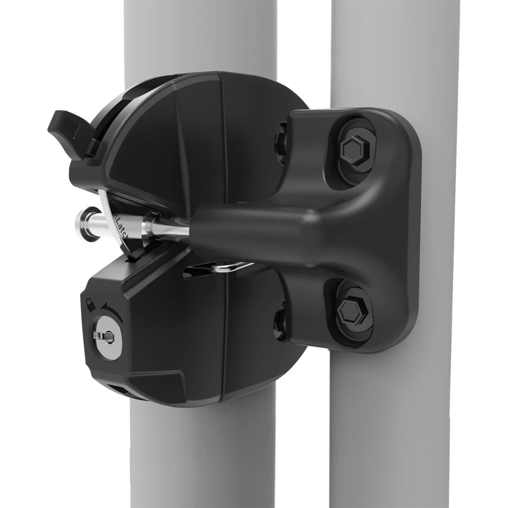 D&D Technologies LL3ABRND LokkLatch Series 3 Round Post Latch with EAB | All Security Equipment