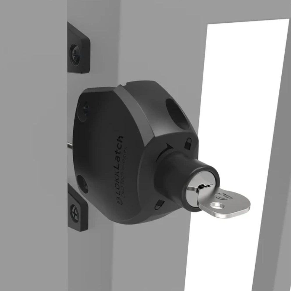 D&D Technologies LL3B LokkLatch Series 3 EAB Kit Only (Black) | All Security Equipment