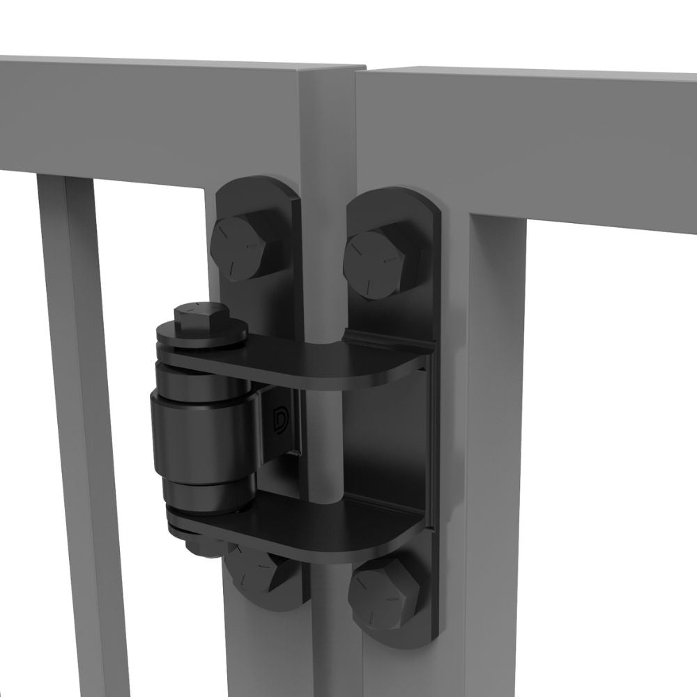 D&D Technologies Shut It Powder Coat Face-Mount Bolt-On Hinge CI3720B