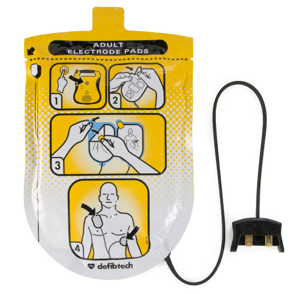 Defibtech Lifeline Auto Adult Electrodes | All Security Equipment