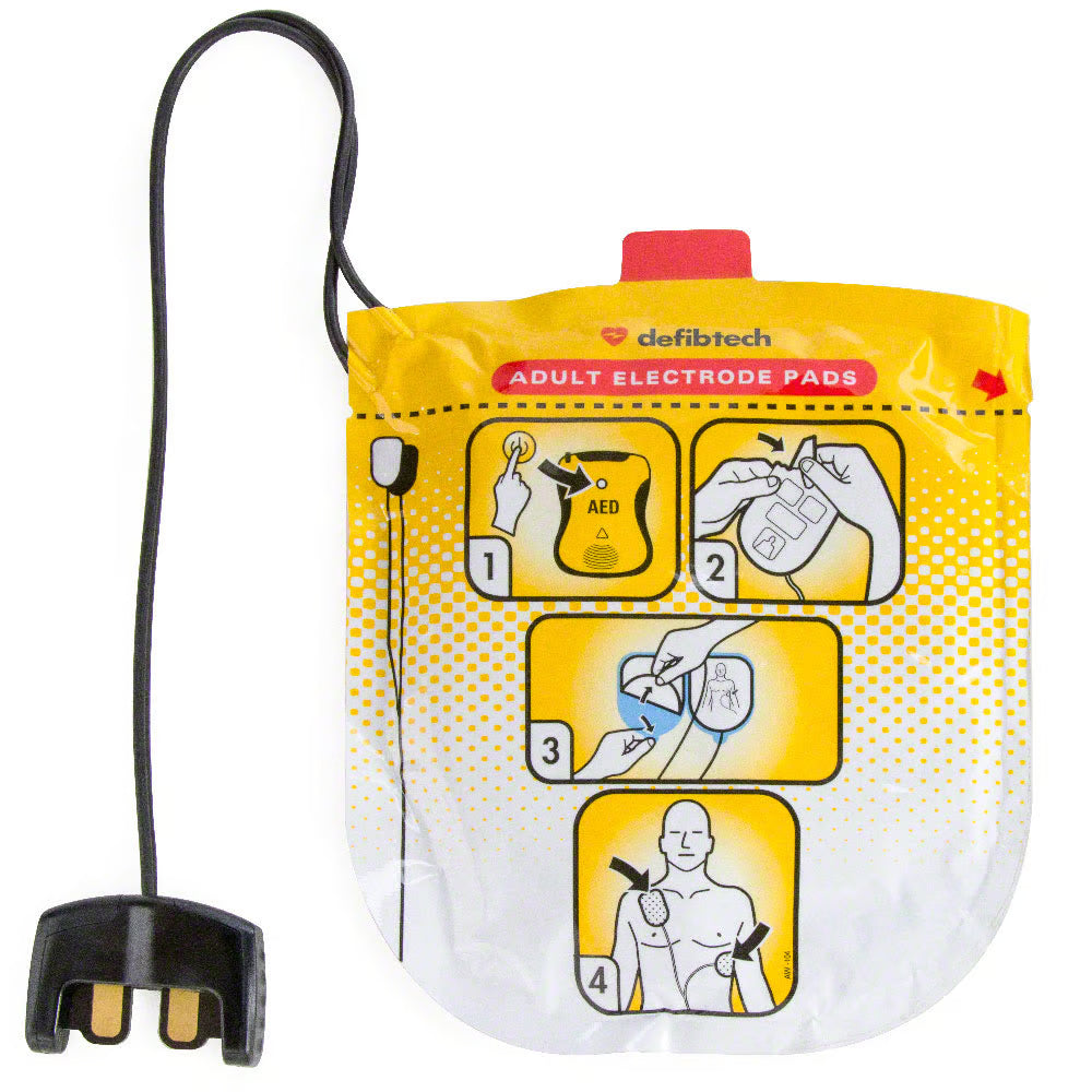 Defibtech VIEW/ECG/PRO Adult Electrodes | All Security Equipment
