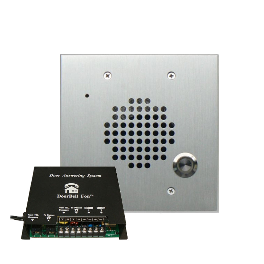 Doorbell Fon™ 2 Gang Door Station 28-F Series Kit (Aluminum) | All Security Equipment