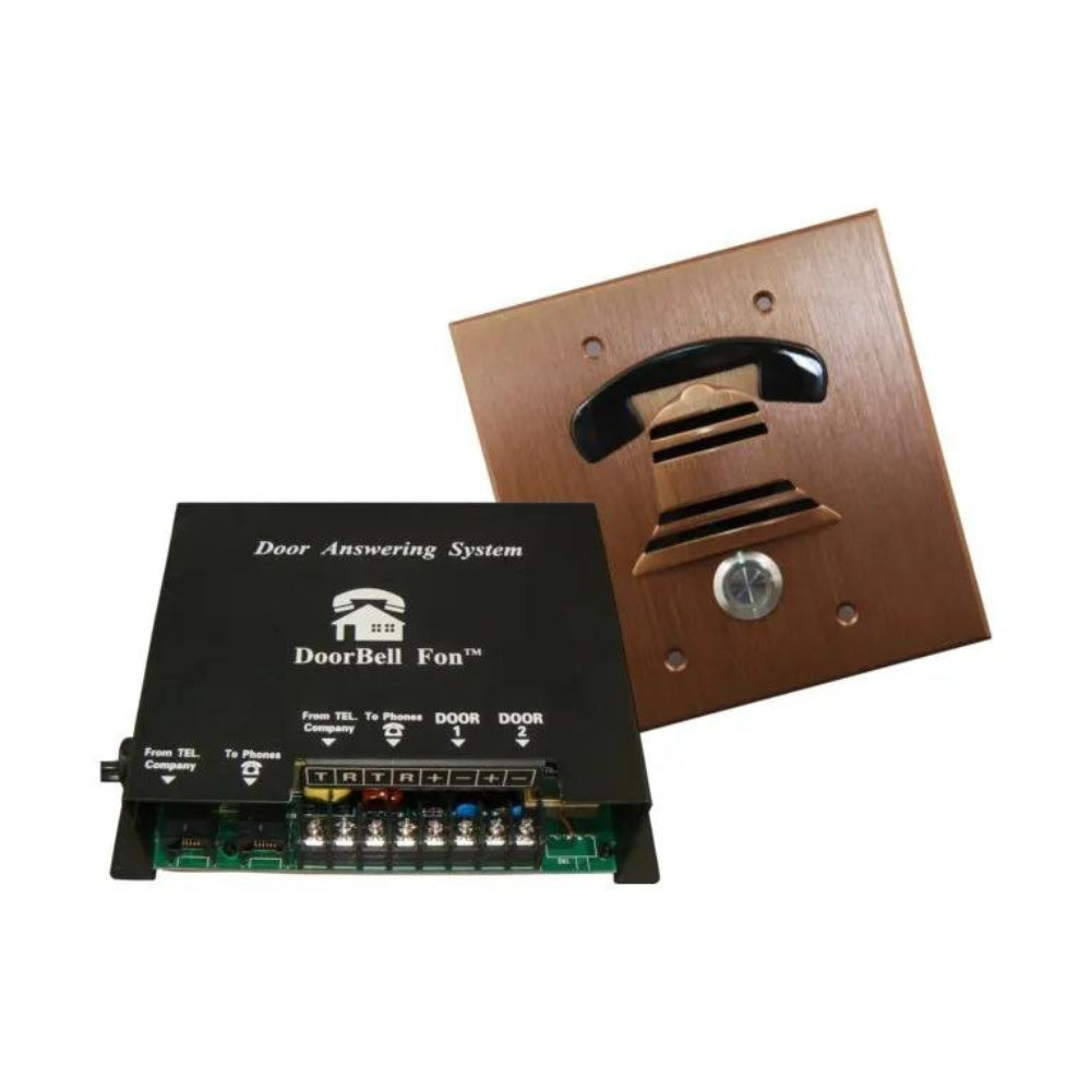 Doorbell Fon™ 2 Gang Door Station F-Series Kit (Bronze) | All Security Equipment