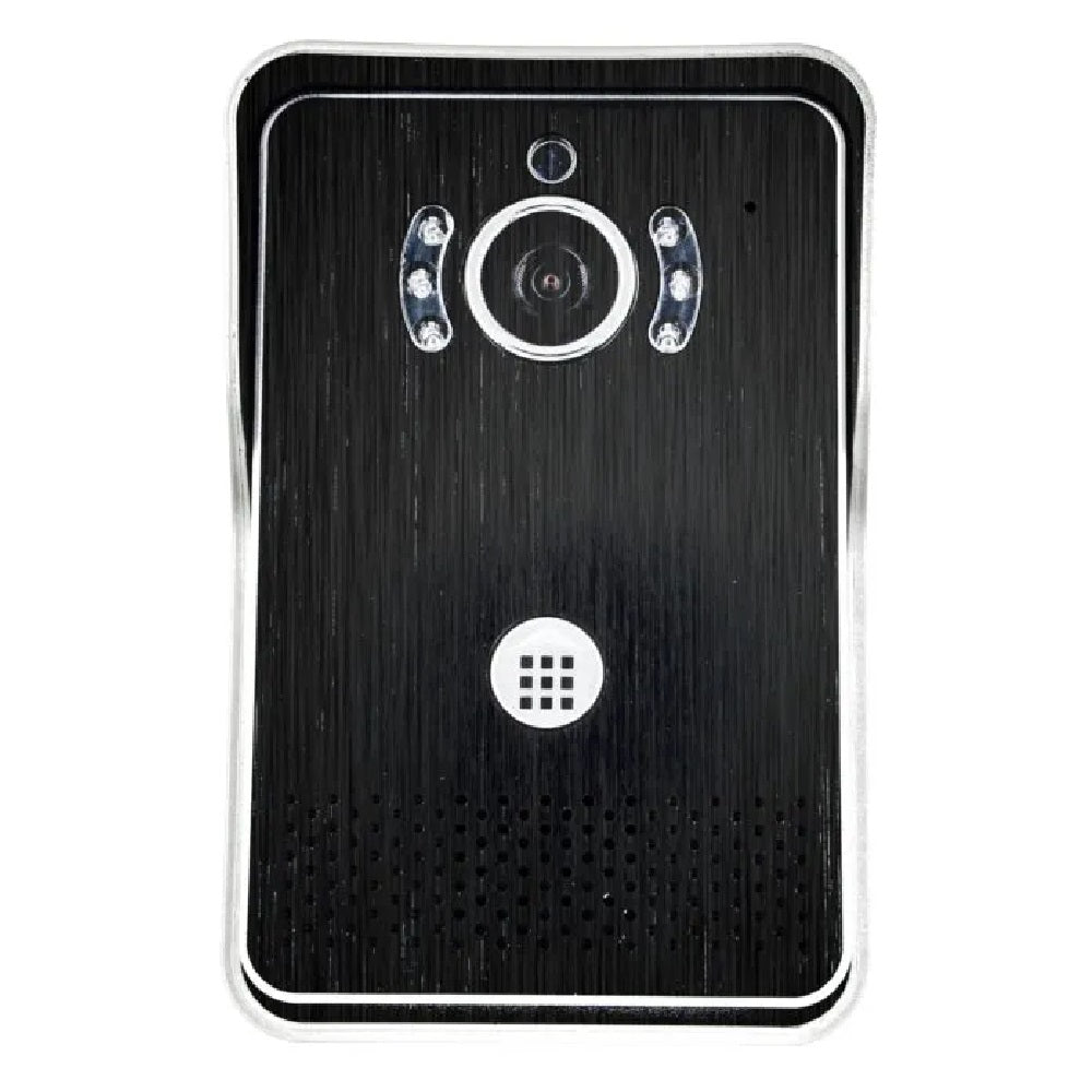 Doorbell Fon™ Idoorbell Fon Station-Black Brush Aluminum | All Security Equipment