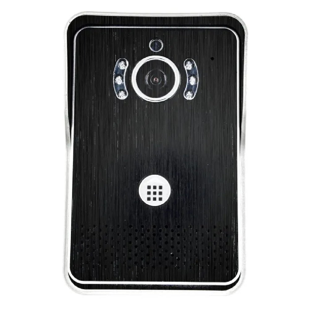Doorbell Fon™ Idoorbell Fon Station-Black Brush Aluminum with Interface to DP28C | All Security Equipment