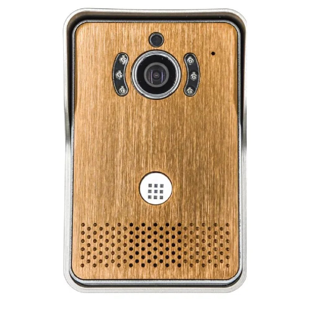 Doorbell Fon™ Idoorbell Fon Station-Bronze Brush Aluminum with Interface to DP28C | All Security Equipment