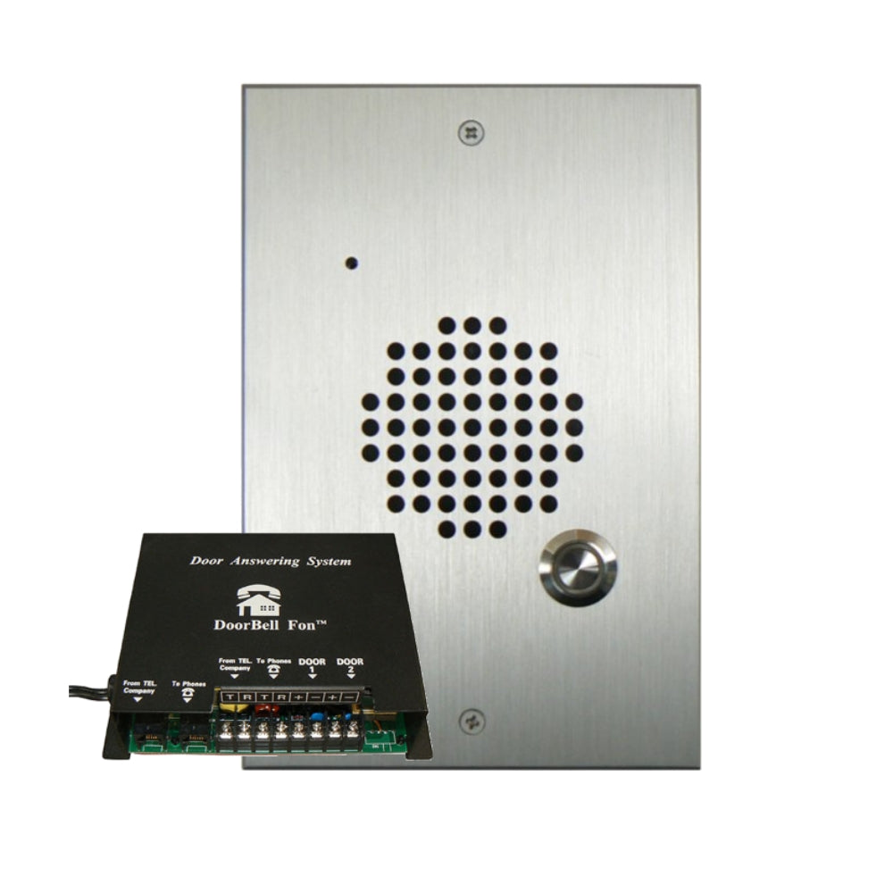 Doorbell Fon™ M&S size Door Station 28-M Series Kit (Aluminum) | All Security Equipment