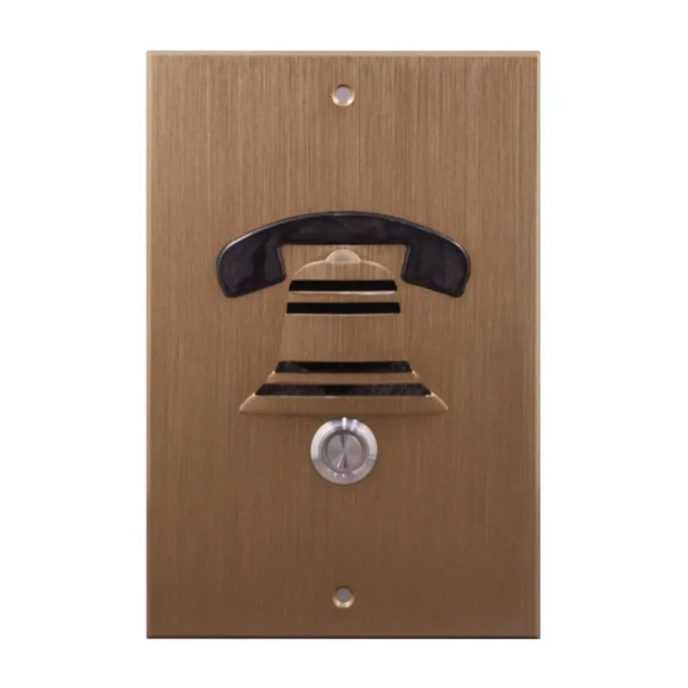Doorbell Fon™ M&S size Door Station 38-M Series (Bronze) | All Security Equipment