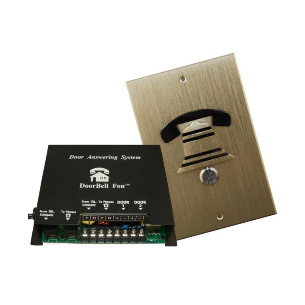 Doorbell Fon™ M&S size Door Station 38-M Series Kit (Brass) | All Security Equipment