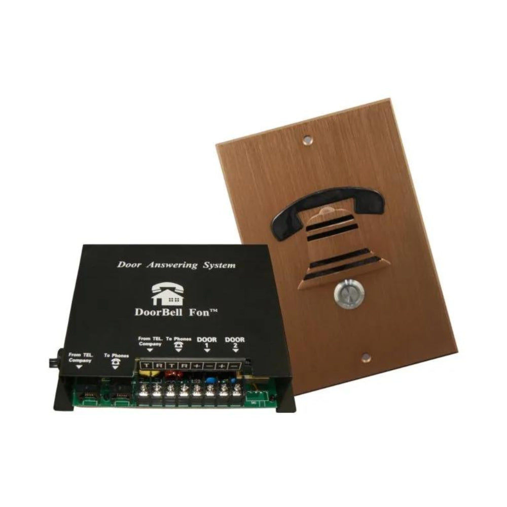 Doorbell Fon™ M&S size Door Station 38-M Series Kit (Bronze) | All Security Equipment