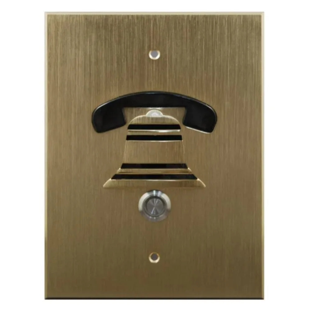 Doorbell Fon™ Nutone size Door Station 38-N Series (Brass) | All Security Equipment