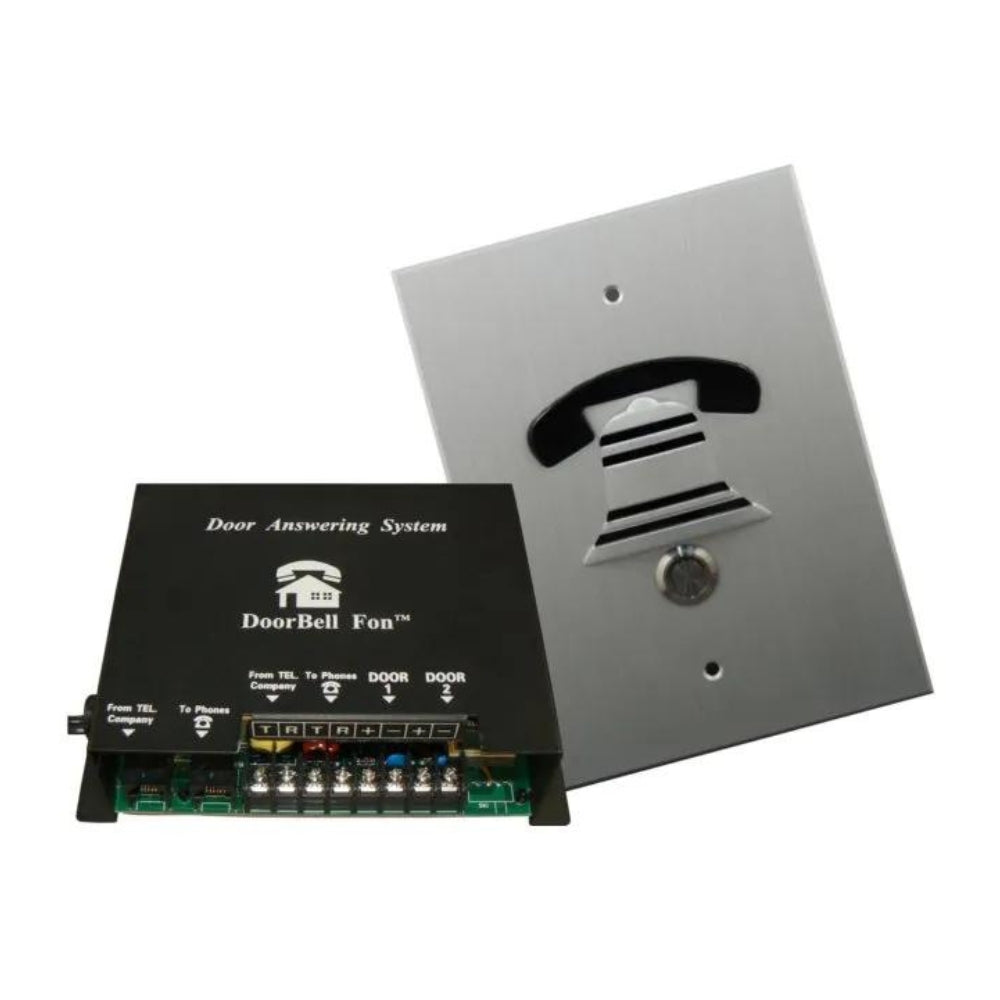 Doorbell Fon™ Nutone size Door Station - Kit (Aluminum) | All Security Equipment