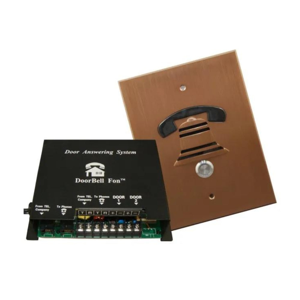 Doorbell Fon™ Nutone size Door Station - Kit (Bonze) | All Security Equipment