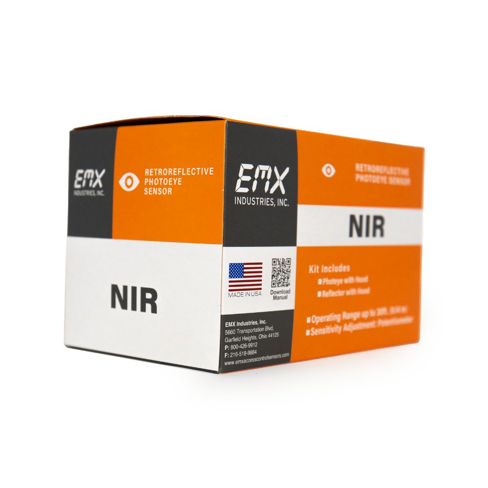 EMX Retroreflective Photoeye Kit NIR-KIT | All Security Equipment