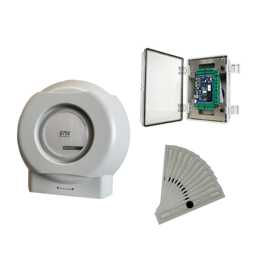 EMX Patriot-E WiFi Premium Long-Range RFID Gate Access Kit