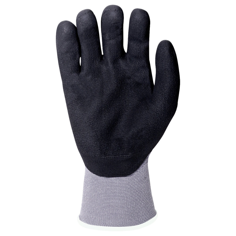 ERB Safety 211-113 Premium Nylon Nitrile MicroFoam Gloves (Gray)