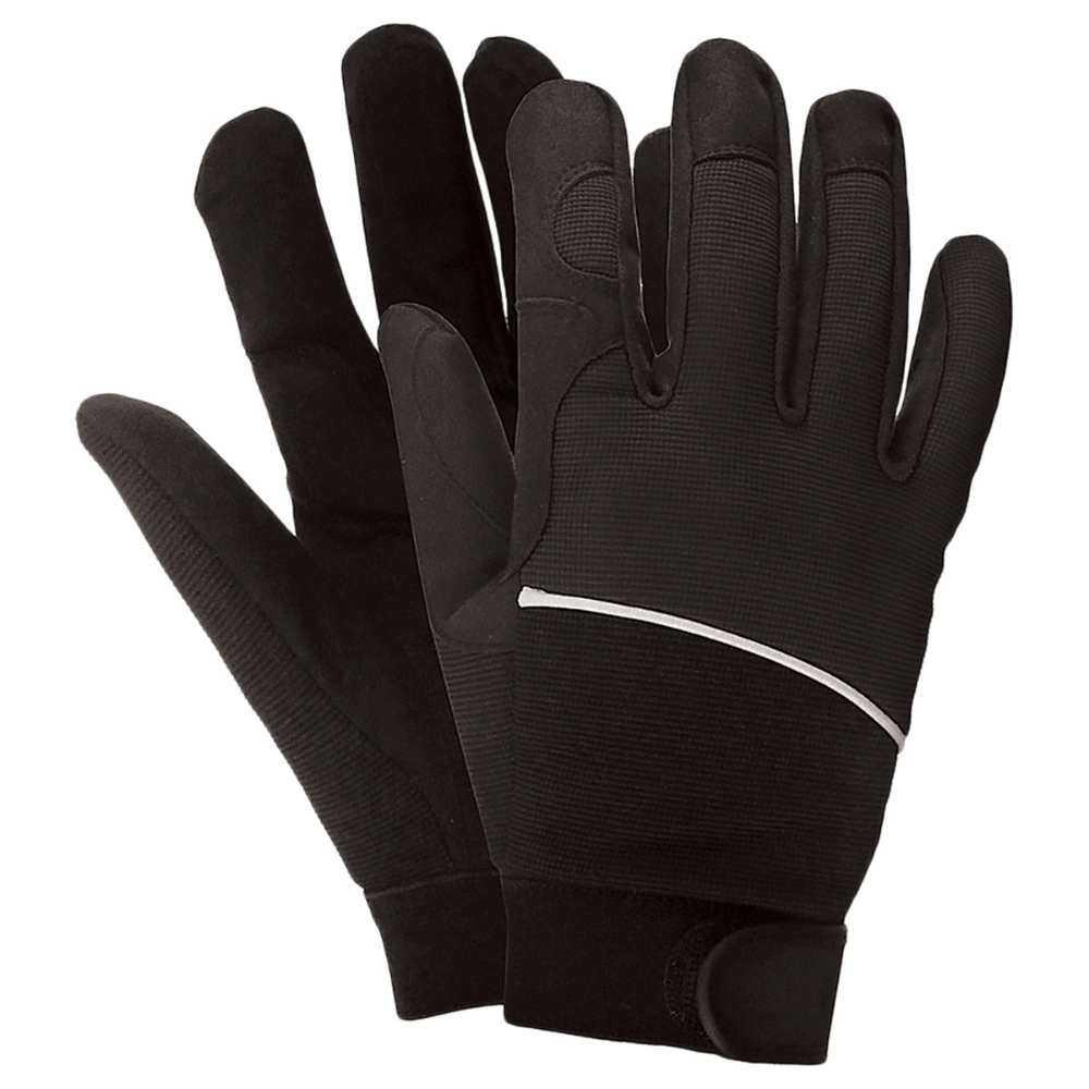 ERB Safety 428-611 Mechanics Gloves (Black)