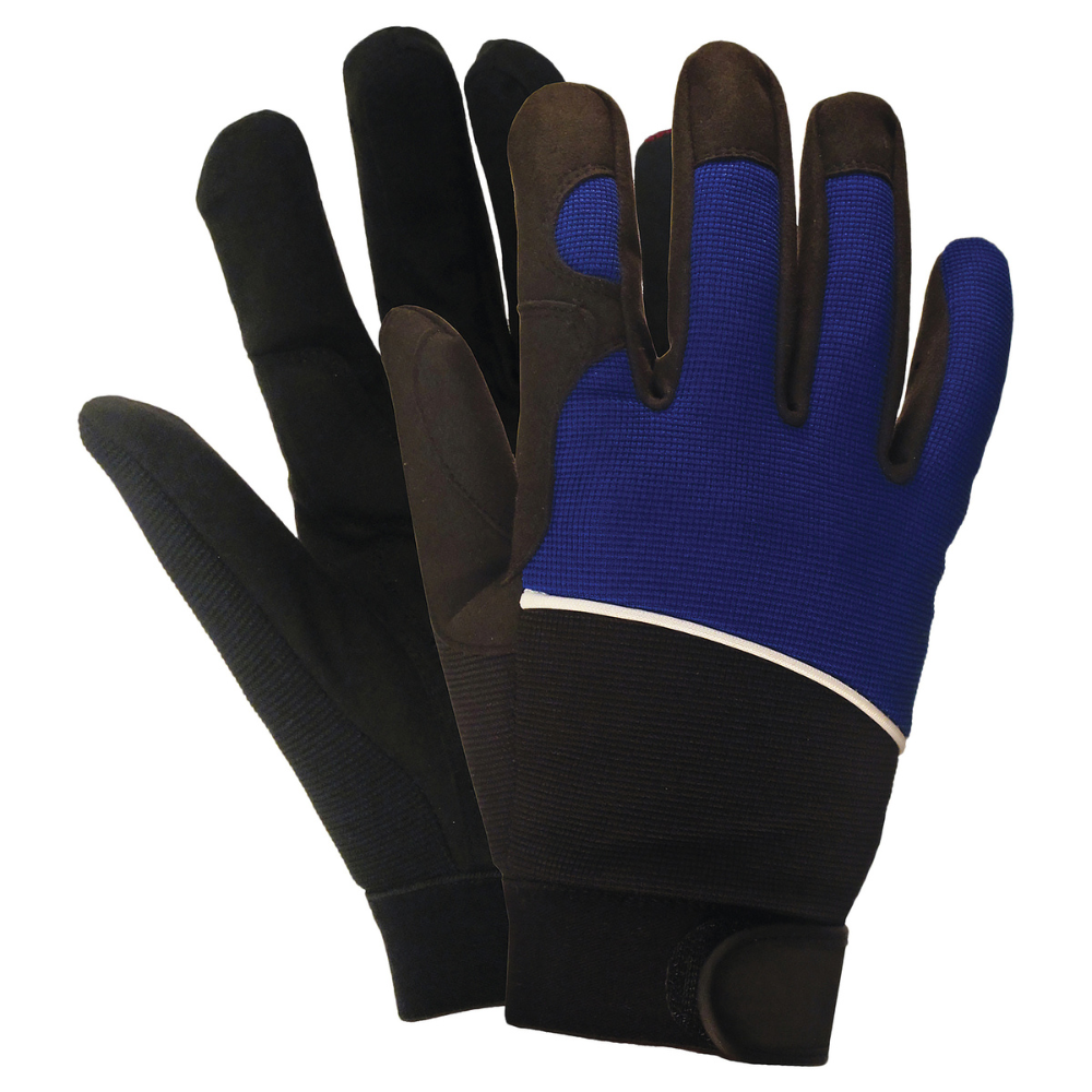 ERB Safety 428-611 Mechanics Gloves (Blue)