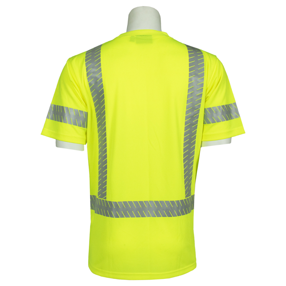 ERB Safety 9206SEG Short Sleeved T-Shirt with Reflective Tape (Lime)