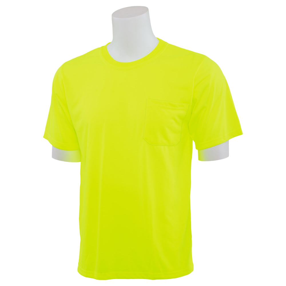 ERB Safety 9601 HWT Non-ANSI Short Sleeved T-Shirt (Lime)