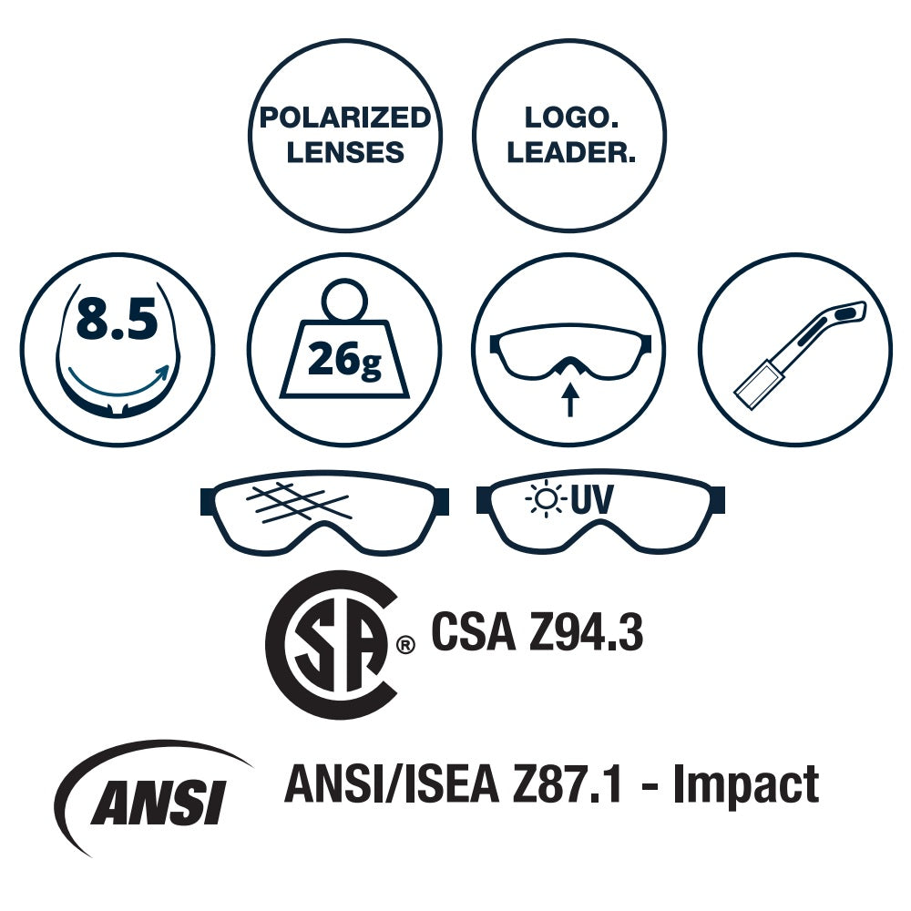 ERB Safety Octane Safety Glasses 15324 | All Security Equipment