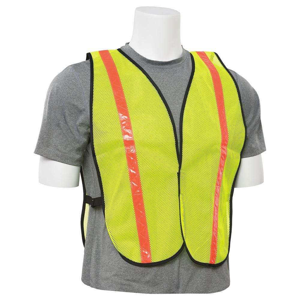 ERB Safety S18R Reflective Vest Lime 14602 | All Security Equipment