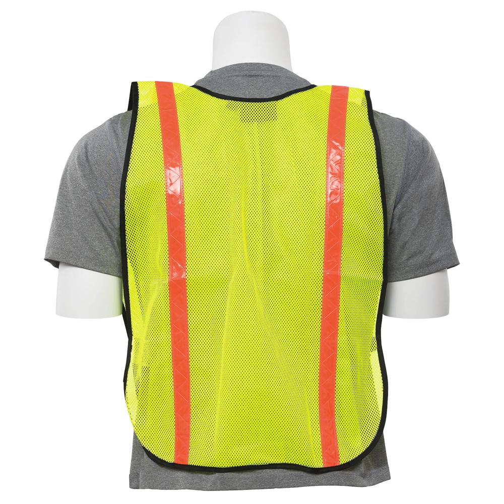 ERB Safety S18R Reflective Vest Lime 14602 | All Security Equipment