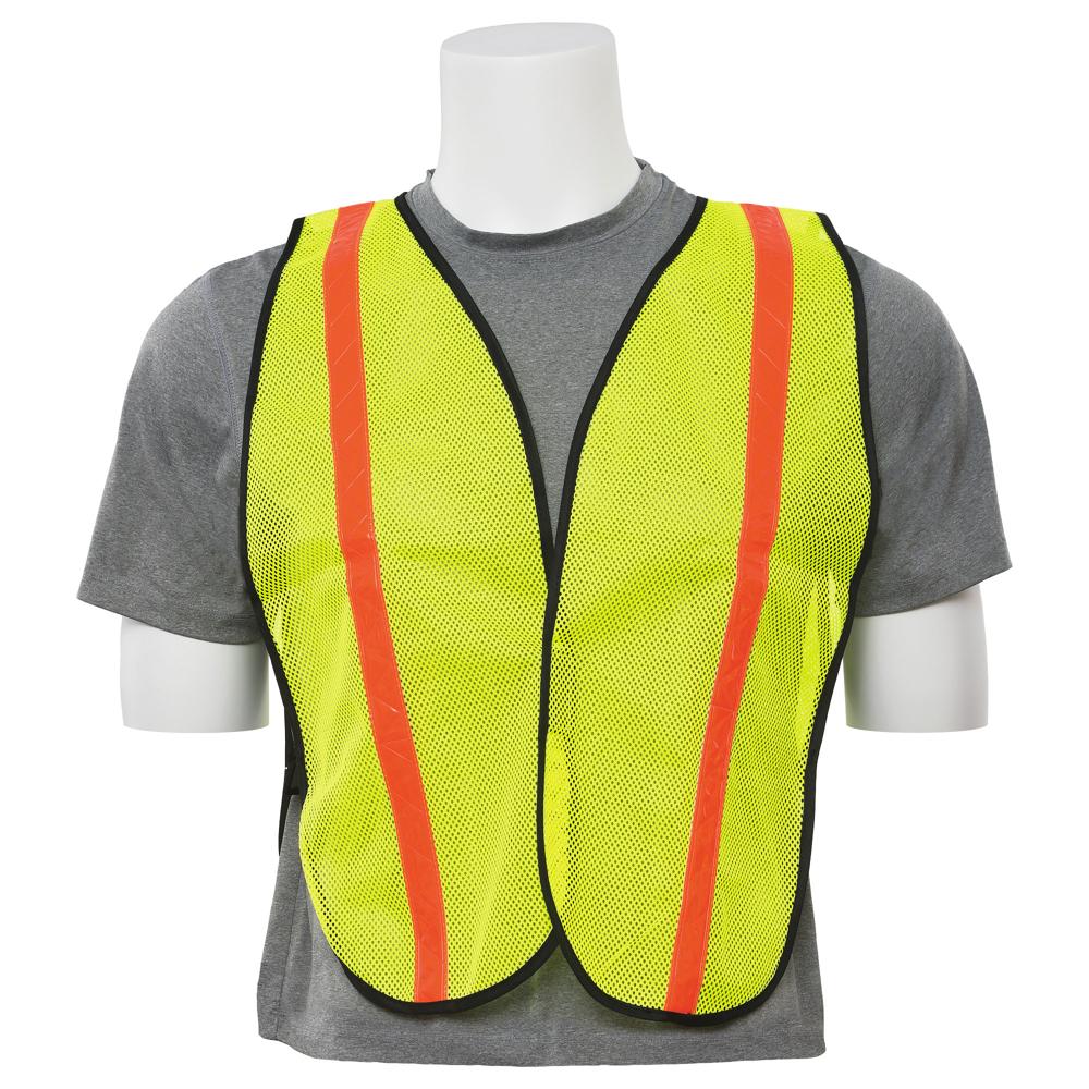 ERB Safety S18R Reflective Vest Lime 14602 | All Security Equipment