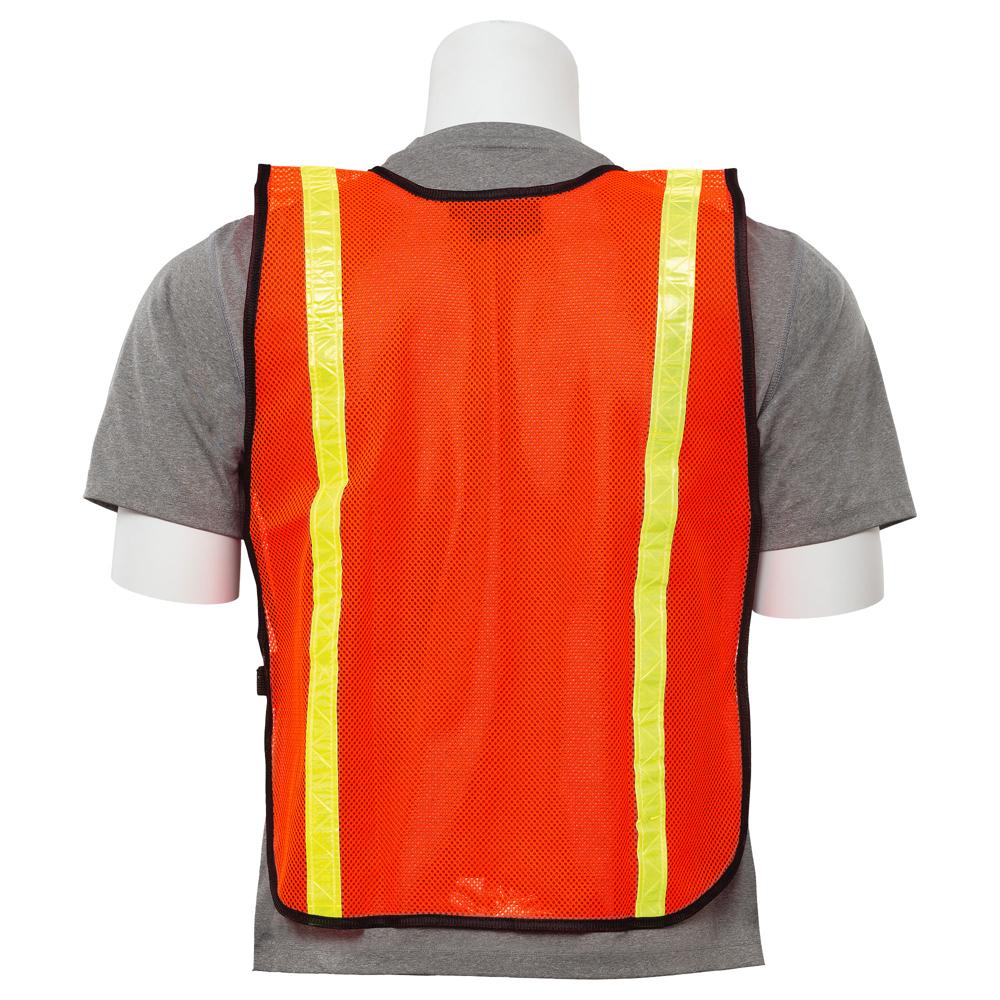 ERB Safety S18R Reflective Vest Orange 14601 | All Security Equipment