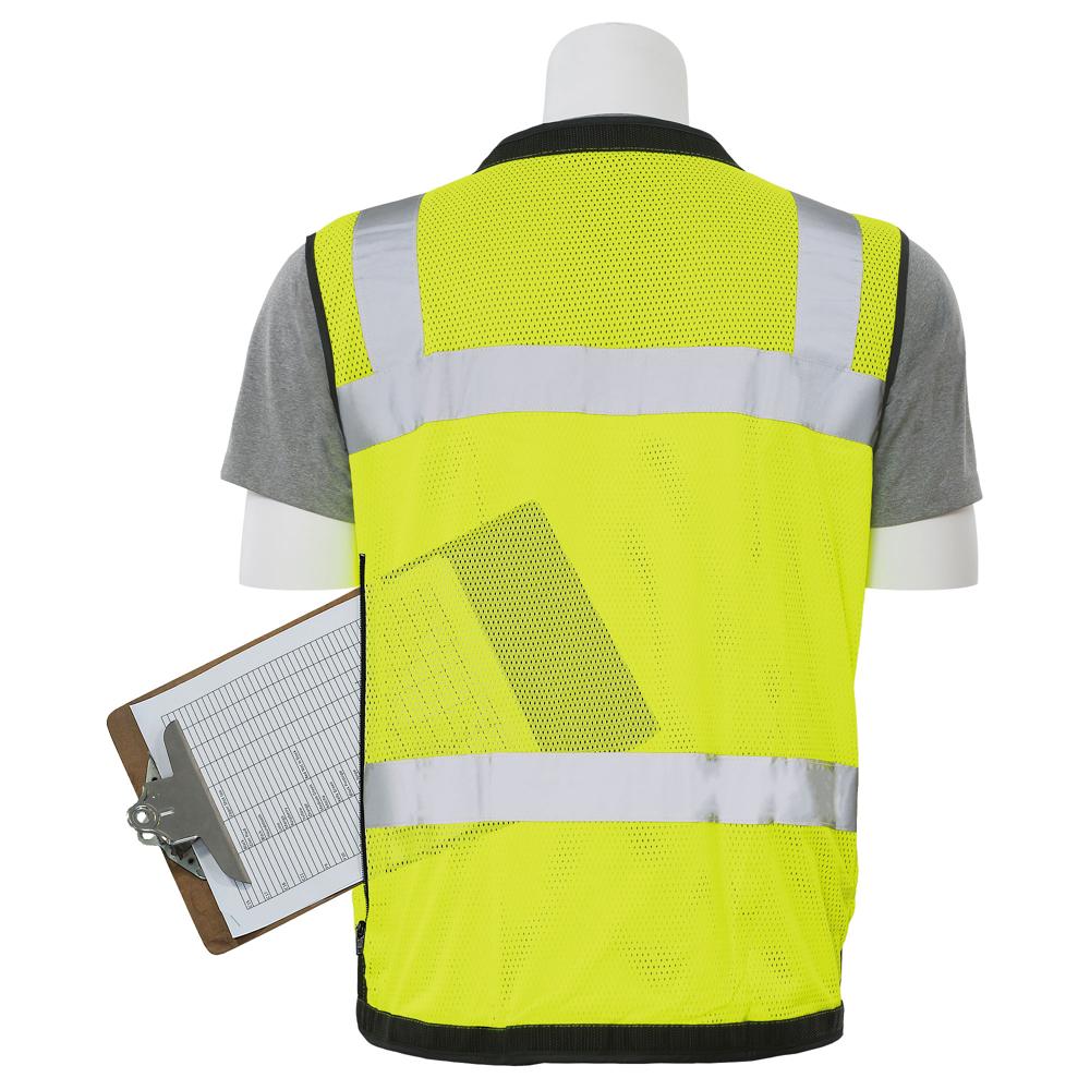 ERB Safety S251 Premium Surveyor Vest, Lime | All Security Equipment