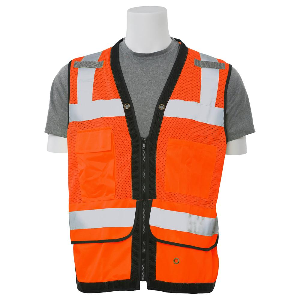 ERB Safety S251 Premium Surveyor Vest, Orange | All Security Equipment