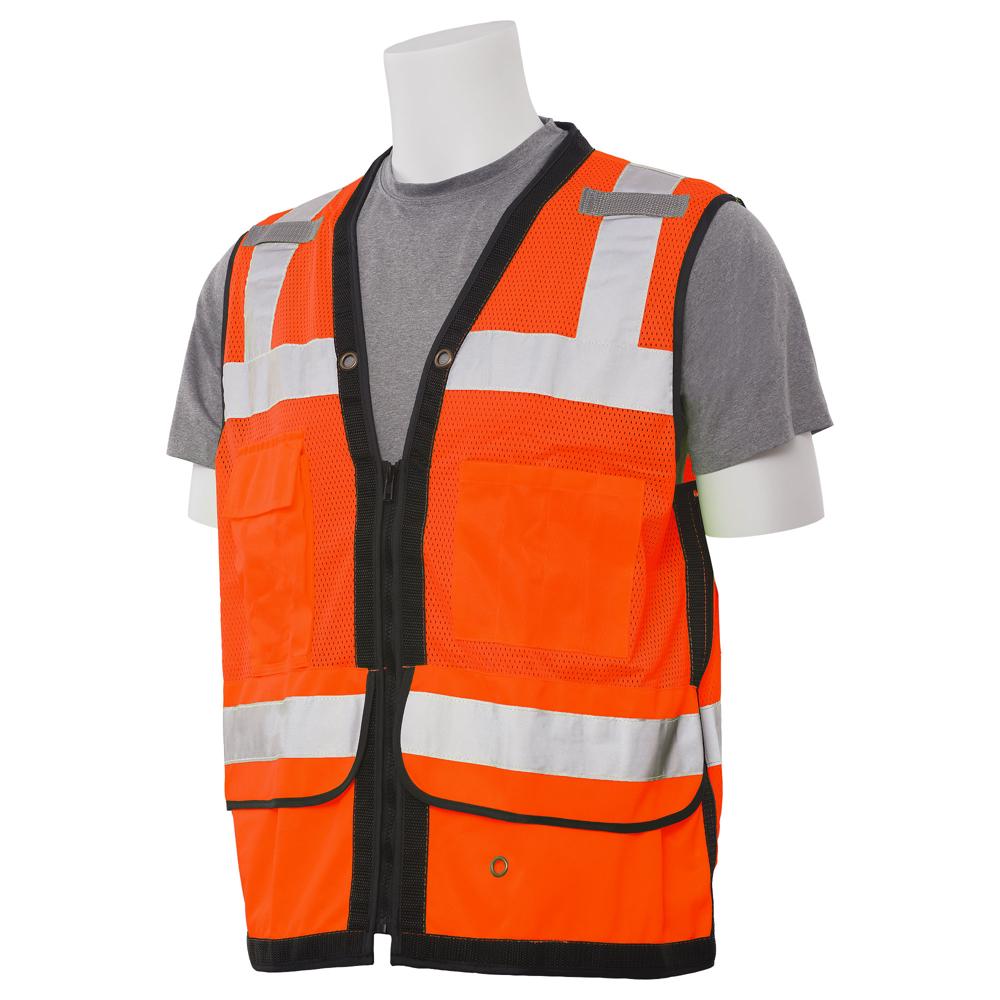 ERB Safety S251 Premium Surveyor Vest, Orange | All Security Equipment