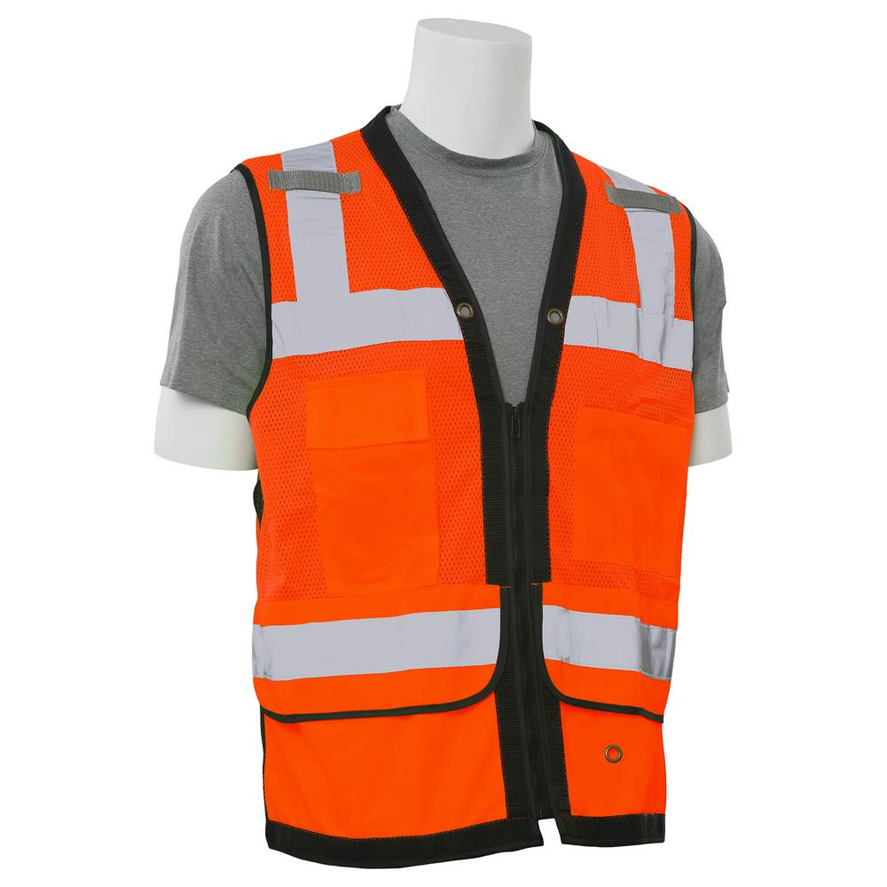 ERB Safety S251 Premium Surveyor Vest, Orange | All Security Equipment