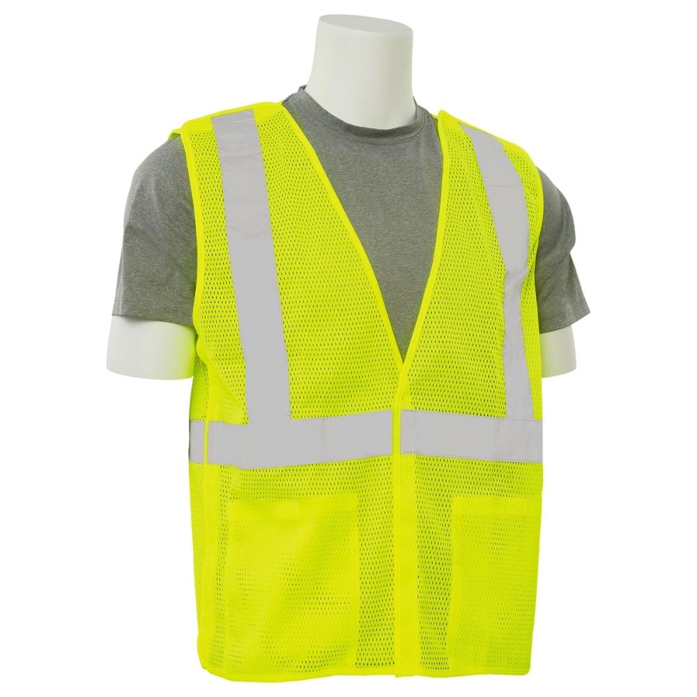 ERB Safety S320 Break-Away Safety Vest, Lime | All Security Equipment