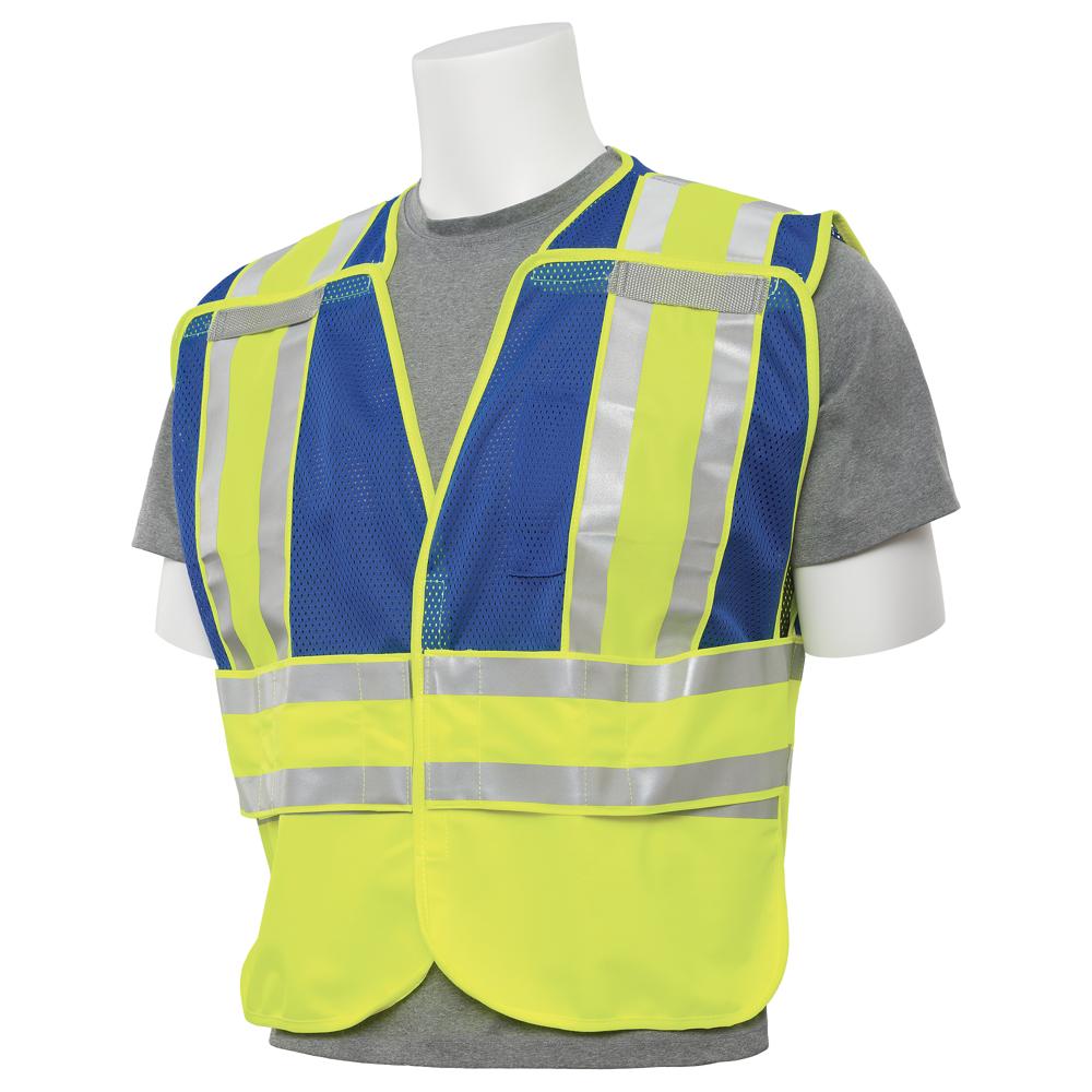 ERB Safety S340 Public Safety Vest (Blue) | All Security Equipment