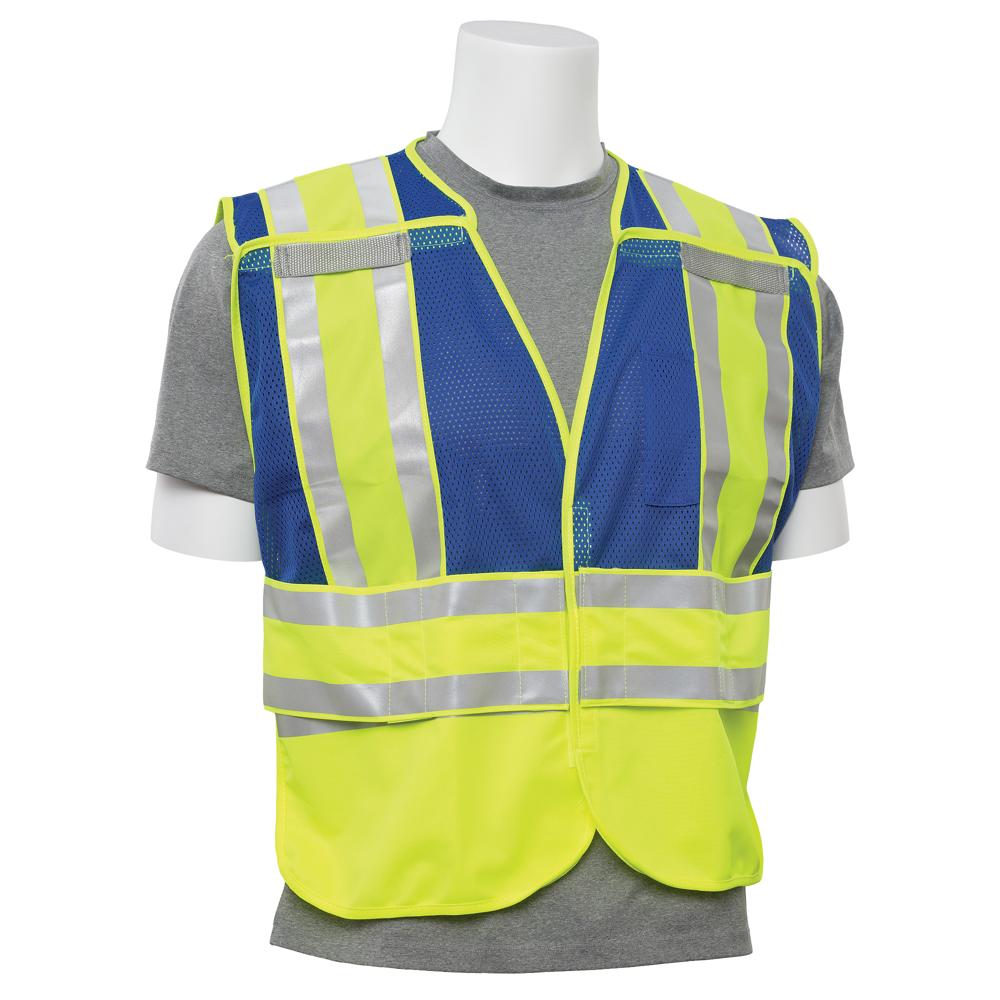 ERB Safety S340 Public Safety Vest (Blue) | All Security Equipment