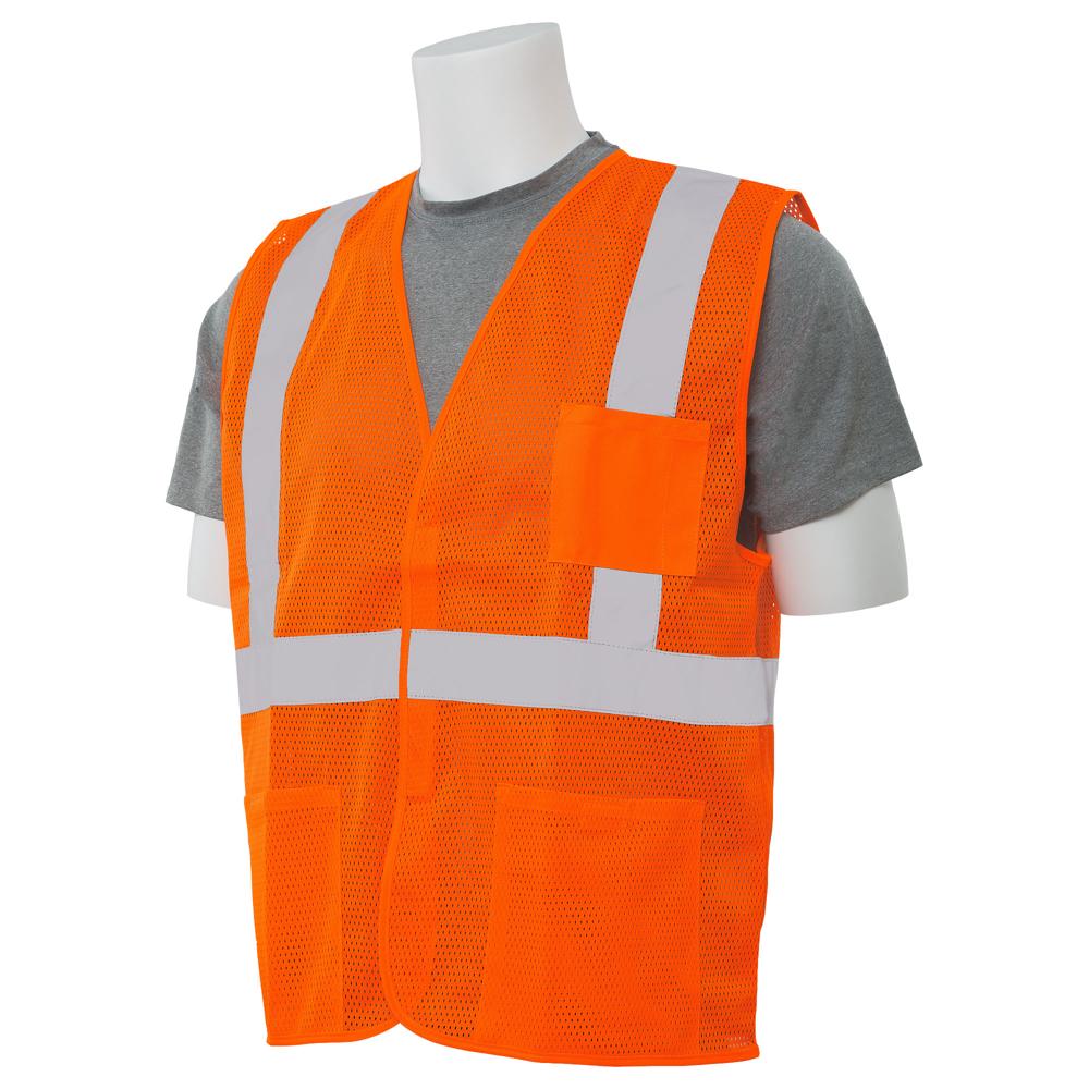 ERB Safety S362P Economy Safety Vest (Orange) | All Security Equipment