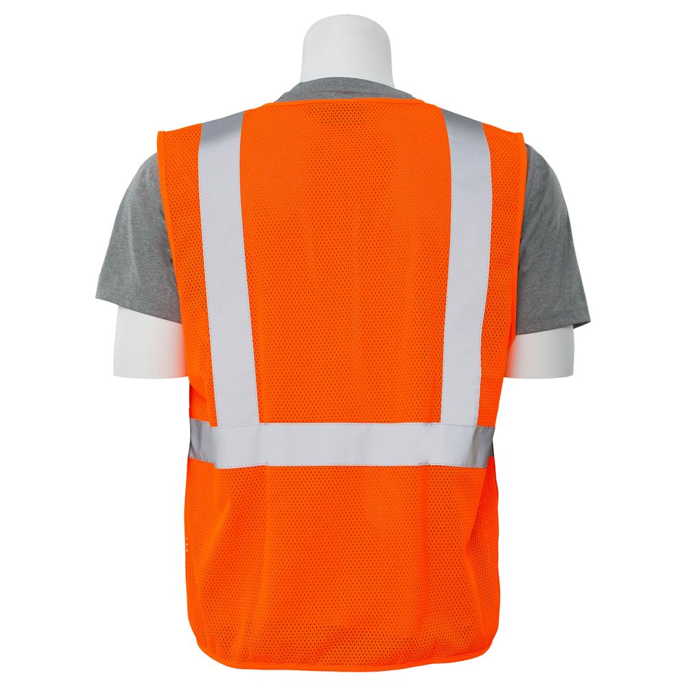 ERB Safety S363 Economy Safety Vest (Orange) | All Security Equipment