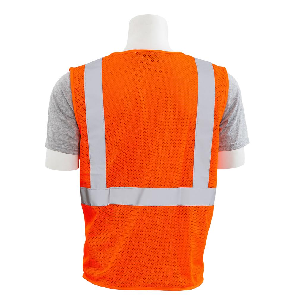 ERB Safety S363ID Vest w/ID Pocket (Orange) | All Security Equipment