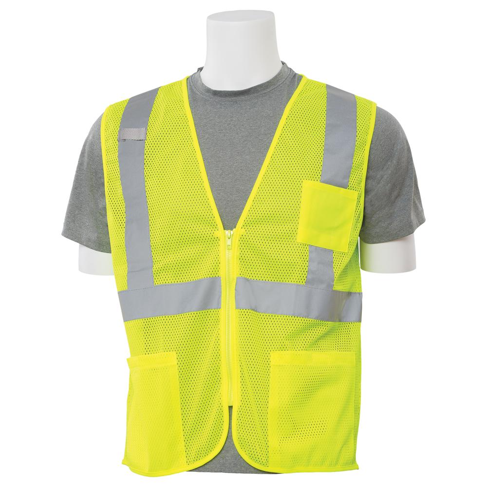 ERB Safety S363P Economy Safety Vest (Orange) | All Security Equipment