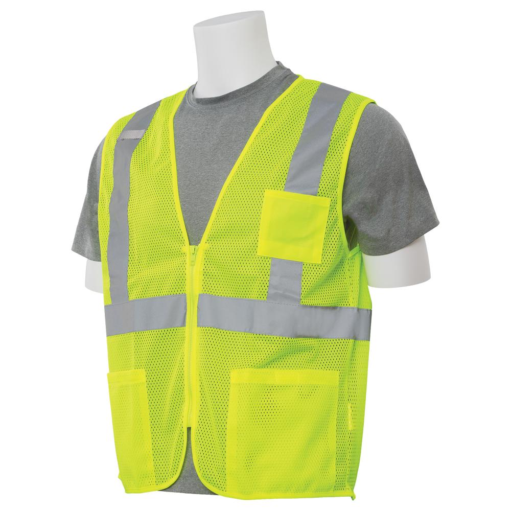 ERB Safety S363P Economy Safety Vest (Orange) | All Security Equipment