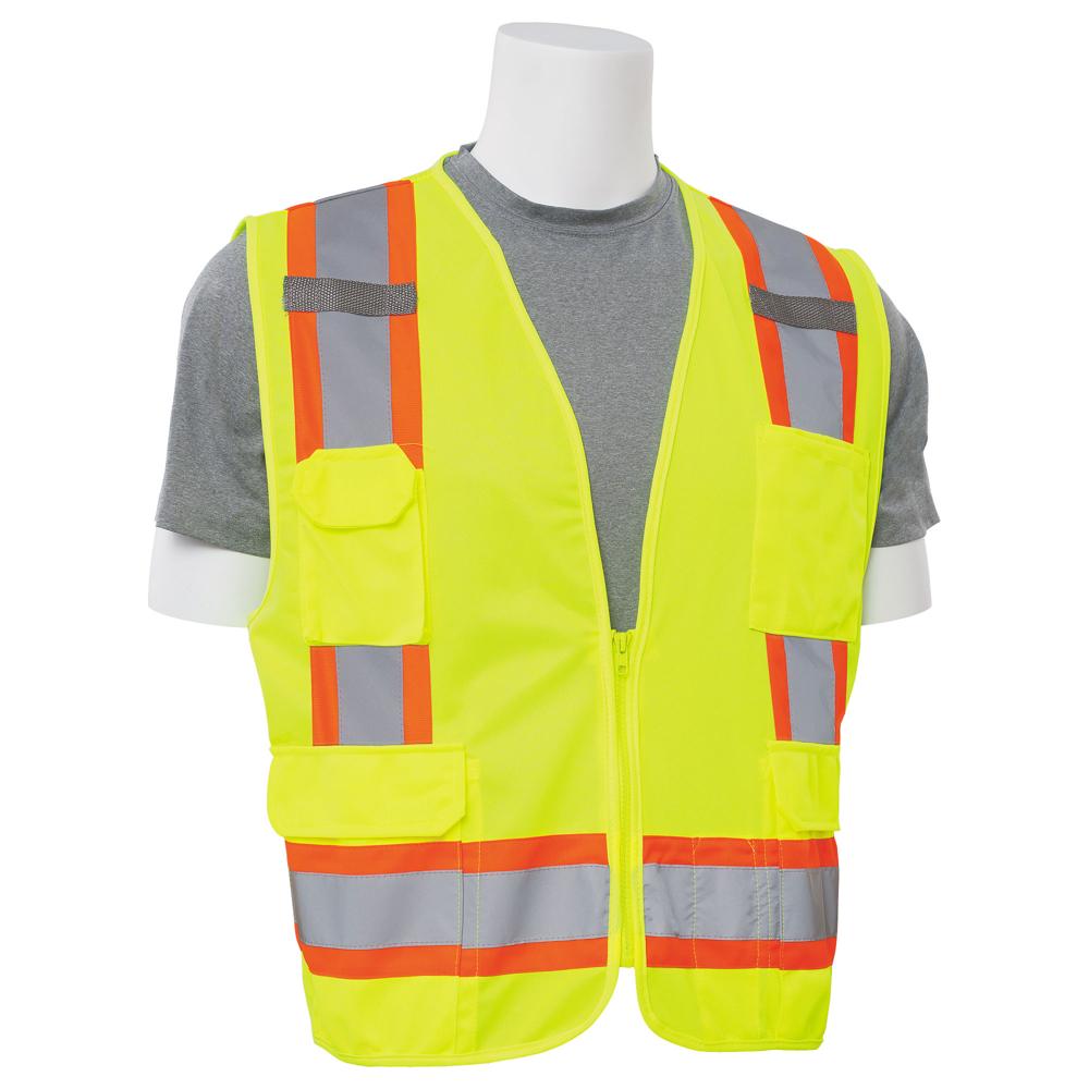 ERB Safety S380 Surveyor Safety Vest (Lime) | All Security Equipment